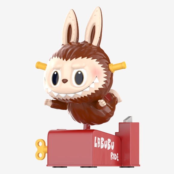 Almost Hidden Labubu Figurine RARE Kiddie Ride NIB - Picture 1 of 10